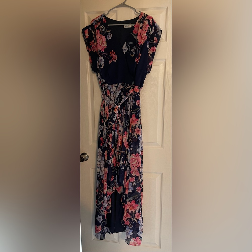 Floral Cocktail Dress Eliza J 18 NWOT